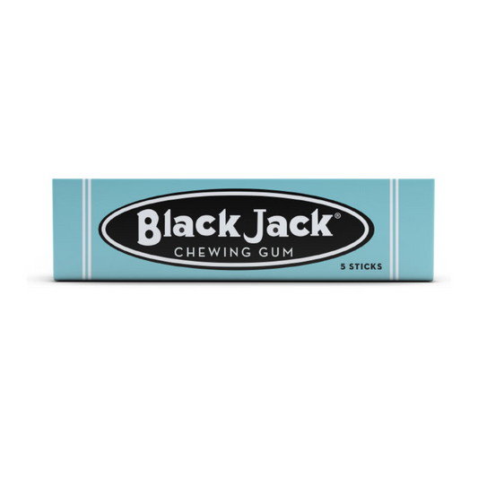 NOSTALGIA GUM IN DISPLAY - BLACK JACK 20/.44OZ