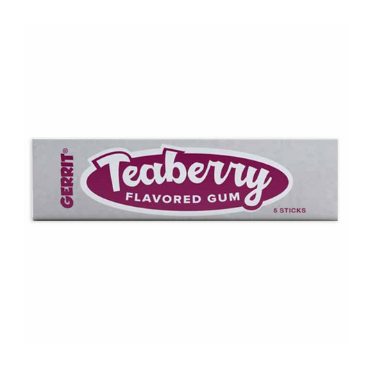 NOSTALGIA GUM IN DISPLAY - TEABERRY 20/.44OZ