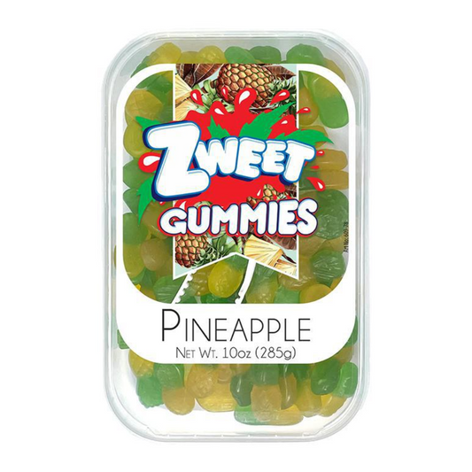 ZWEET GUMMY PINEAPPLES 6/10oz