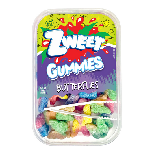 ZWEET GUMMY BUTTERFLIES 6/10oz