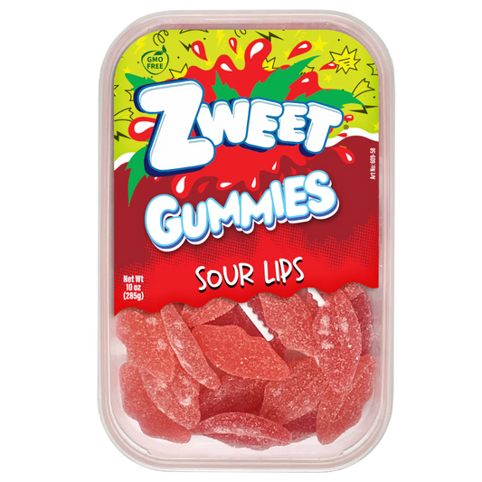 ZWEET GUMMY SOUR LIPS 6/10oz