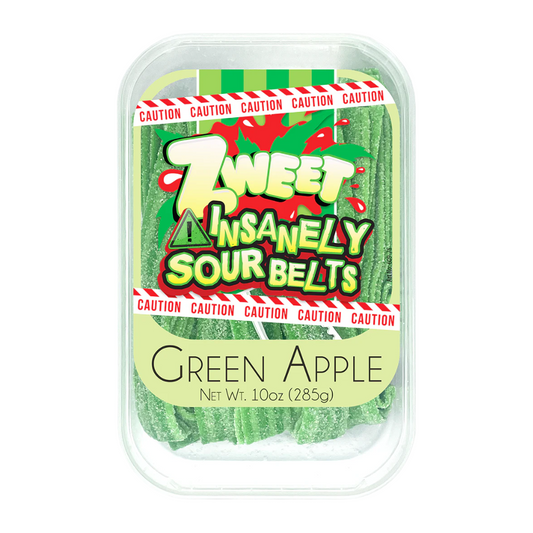 ZWEET INSANELY SOUR APPLE BELTS 6/10oz