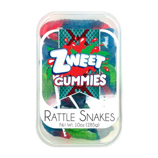 ZWEET GUMMY RATTLE SNAKES 6/10oz