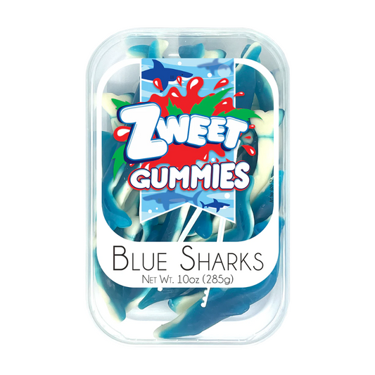 ZWEET GUMMY BLUE SHARKS 6/10oz