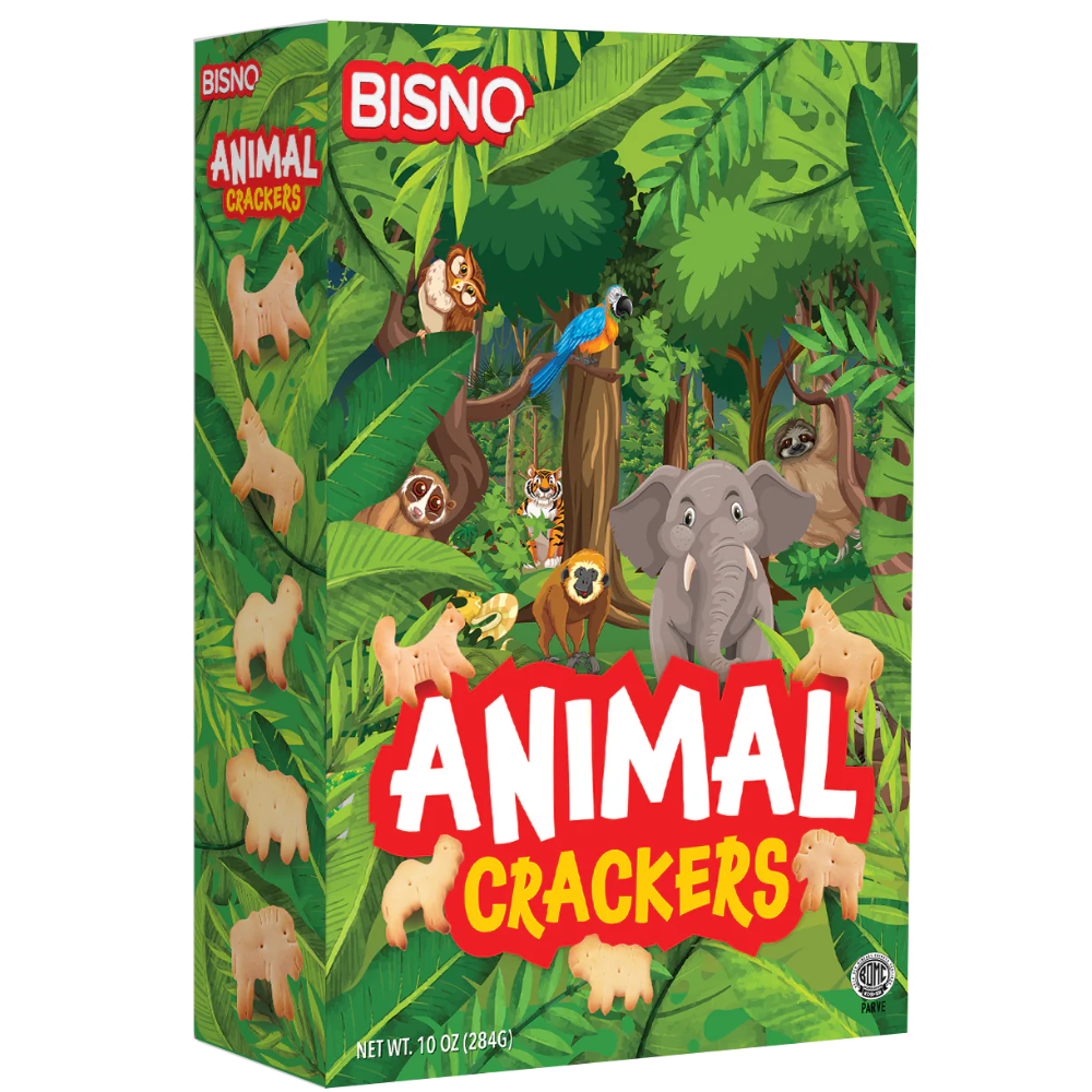 BISNO ANIMAL CRACKERS 12/10oz