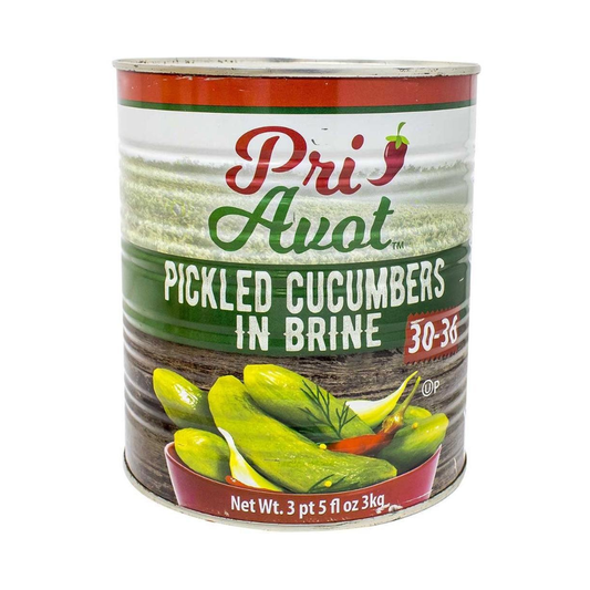 PRI AVOT CUCUM. PICKLES 30-36 BRINE 6/3KG