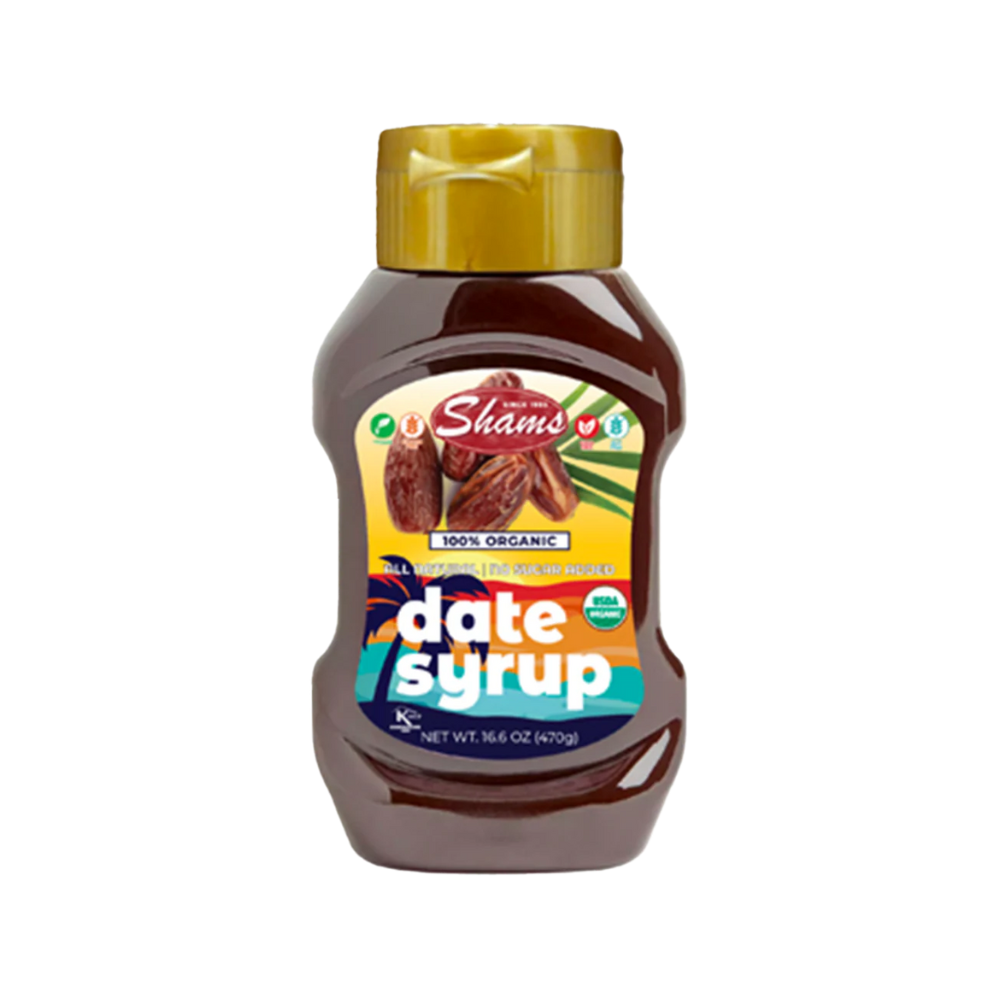 SHAMS DATE SYRUP ORGANIC 12/16.6oz