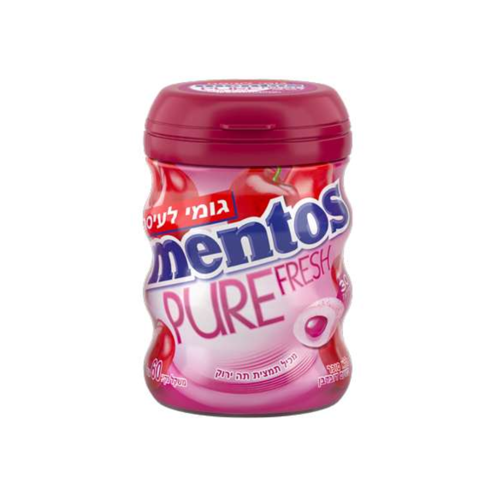 MENTOS GUM PURE FRESH CHERRY 6/60g