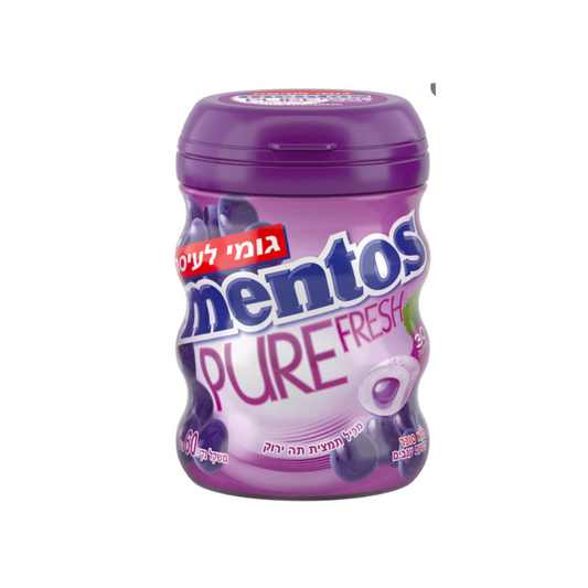 MENTOS GUM PURE FRESH GRAPE 6/60g