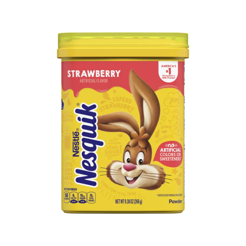 NESQUIK STRAWBERRY POWDER 6/9.38oz