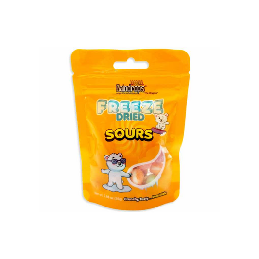 RAINDROPS MINI FREEZE DRIED SOURS 24/.88oz