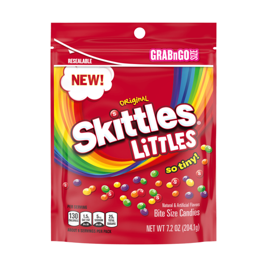 SKITTLES LITTLES STAND UP POUCH 7.2 OZ/8