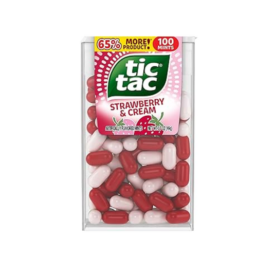 TIC TAC STRAWBERRIES AND CREAM 12/1.7oz