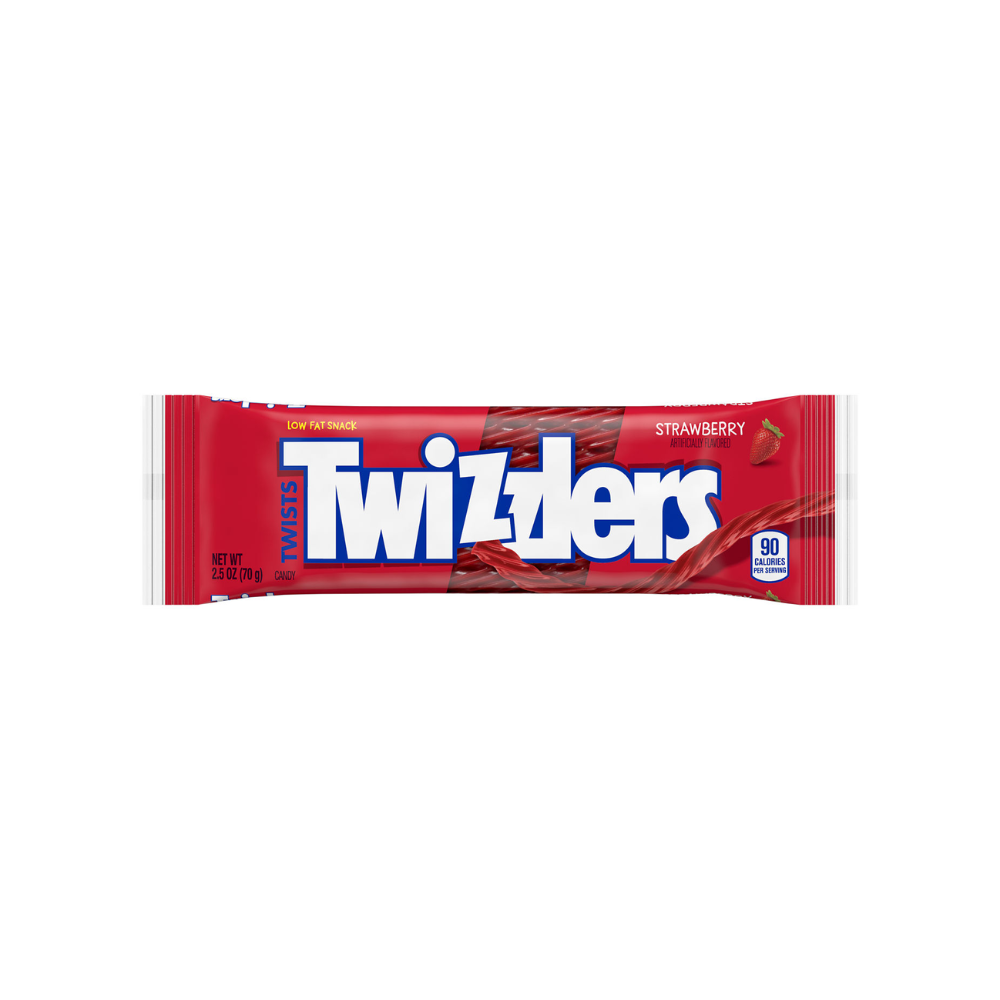 TWIZZLERS Strawberry Flavored Twists Standard Bar 2.5 oz/18