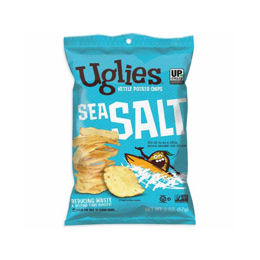 UGLIES KETTLE CHIPS SEA SALT 10/2oz